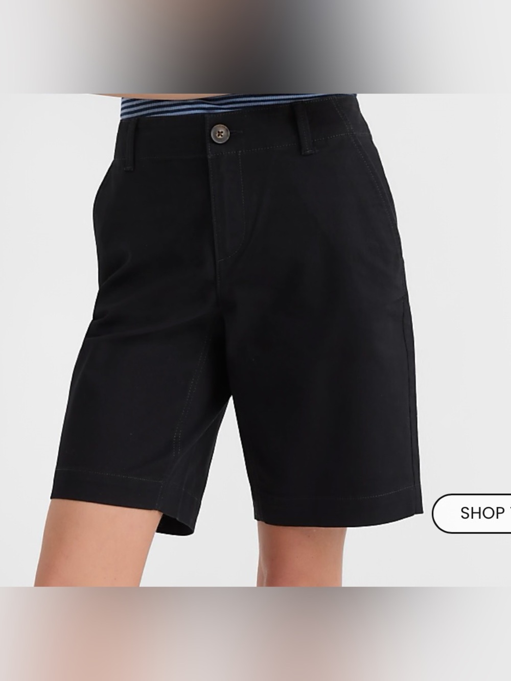 LOFT Black Flat Front Men’s Shorts